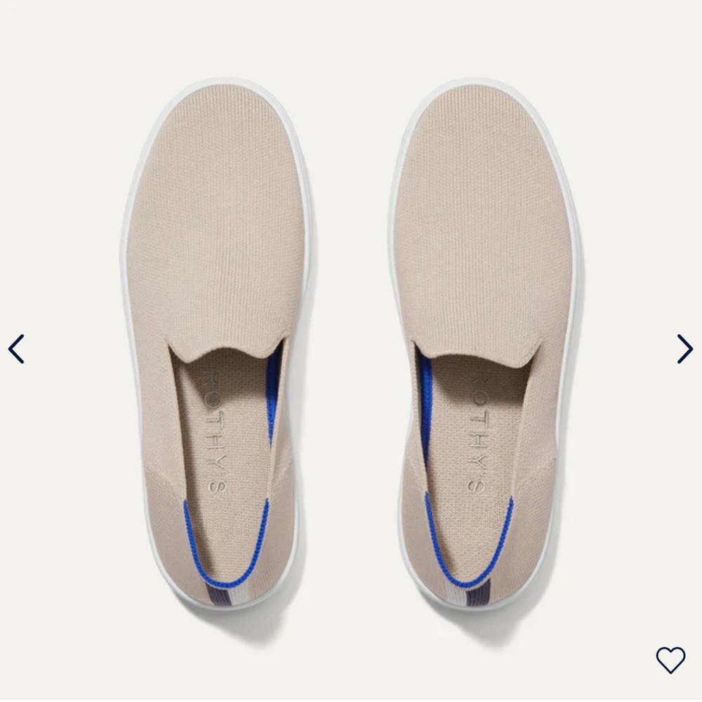 Rothys Original Slip On Sneaker, Sand, Size 8, New in box